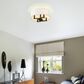Golden Lighting Eliana 4-Light Semi-Flush in Matte Black, , large