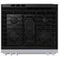 Samsung Bespoke 6.0 Cu. Ft. Smart Slide-In Gas Range with No-Preheat Air Fry Max in Stainless Steel, , large