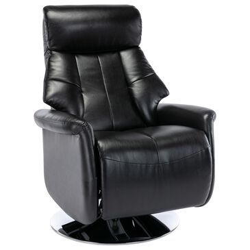 Tiddal Home Oscar Manual Recliner in Black, , large