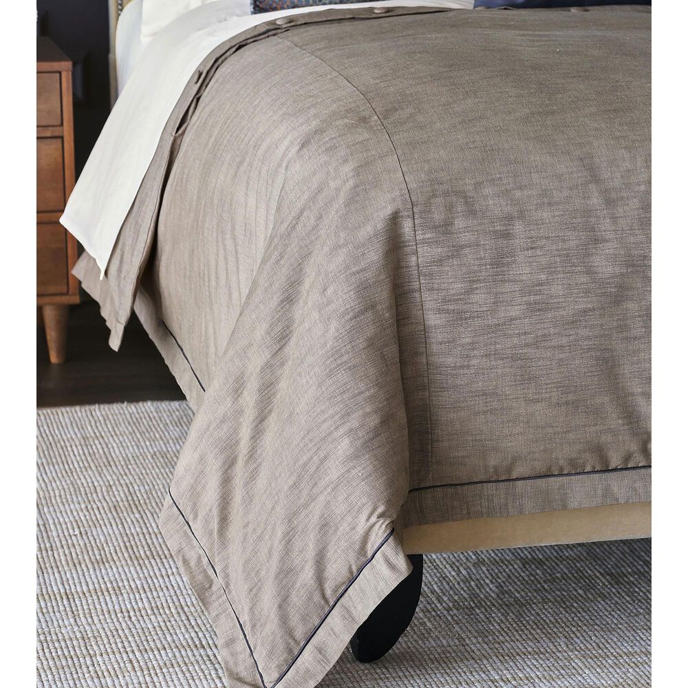 Eastern Accents Priscilla King Duvet Cover in Sterling Bark and Edris Charcoal, , large