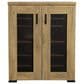 Coaster Bristol 6-Shelf Shoe Cabinet in Golden Oak, , large