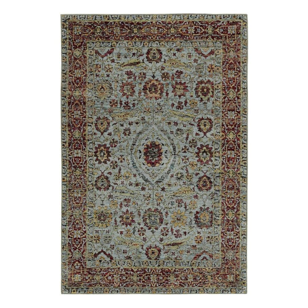 Oriental Weavers Andorra 7155A 8"6" x 11"7" Blue Area Rug, , large