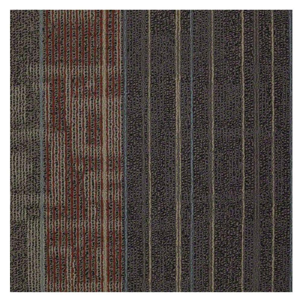 Shaw Ad-Lib 24" x 24" Carpet Tile in Stump Speech, , large