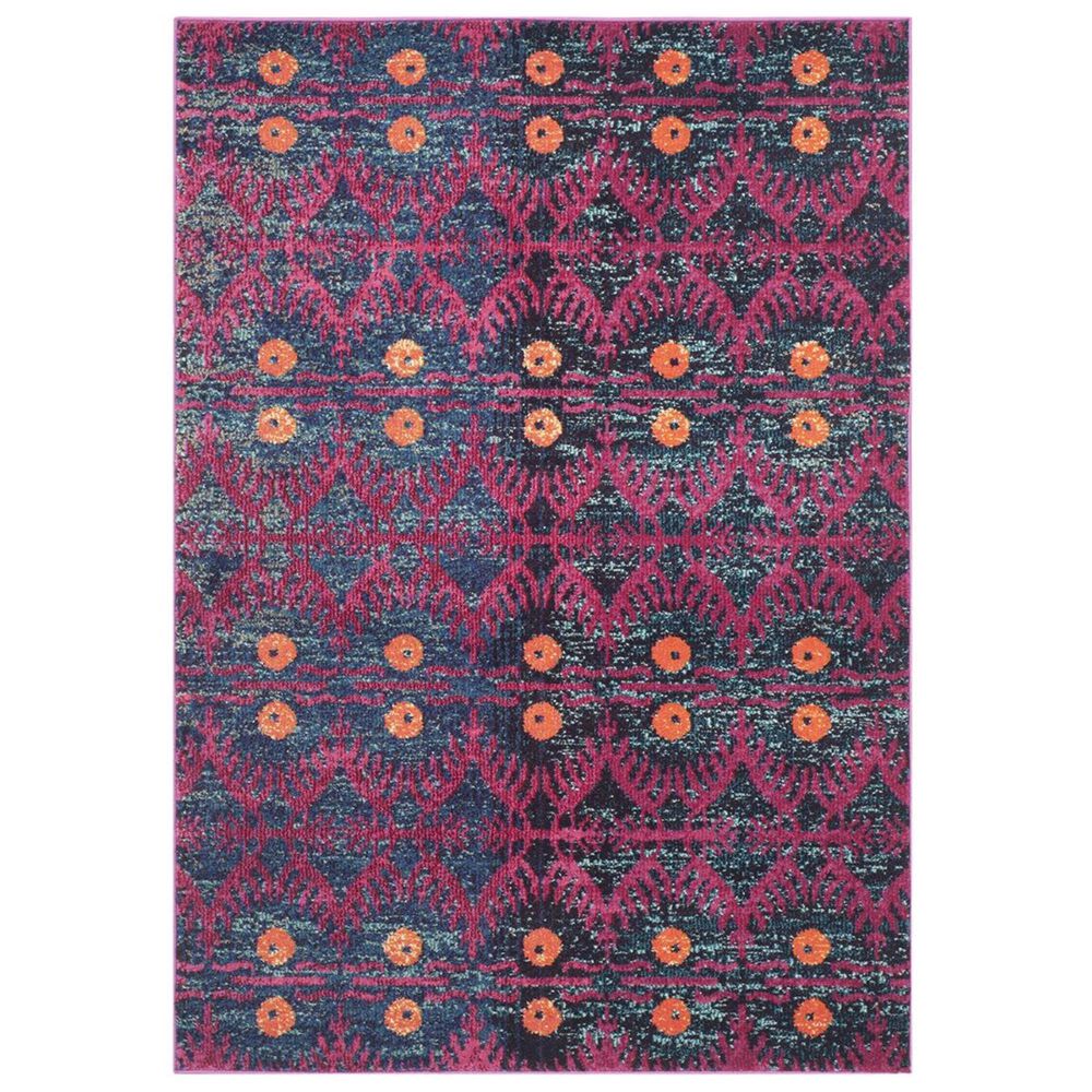 Safavieh Monaco MNC213D-4 4&#39; x 5&#39;7&quot; Pink/Multi Area Rug, , large