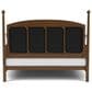 Riverside Furniture Calhoun Queen Upholstered Panel Bed in Whiskey Oak, , large