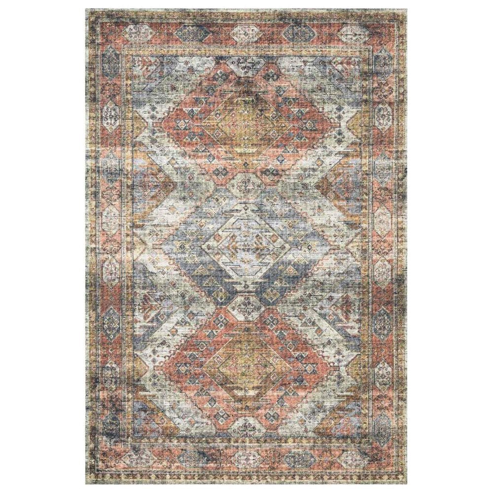 Loloi II Skye SKY-06 7"6" x 9"6" Apricot and Mist Area Rug, , large