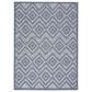 Nourison Versatile 4" x 6" Denim Blue Indoor/Outdoor Area Rug, , large