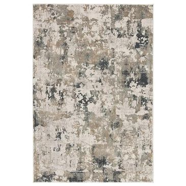 Jaipur Cirque Lynne 8" x 10" White Sand Area Rug, , large