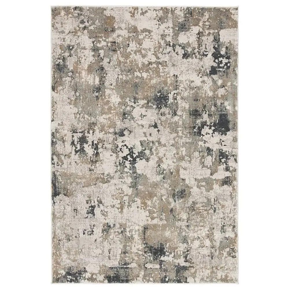 Jaipur Cirque Lynne 8" x 10" White Sand Area Rug, , large