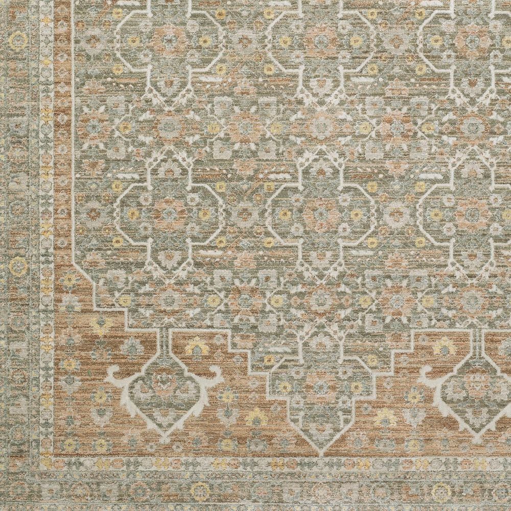 Oriental Weavers Keaton Brown and Rust 3&#39;3&quot; x 5&#39; Area Rug, , large