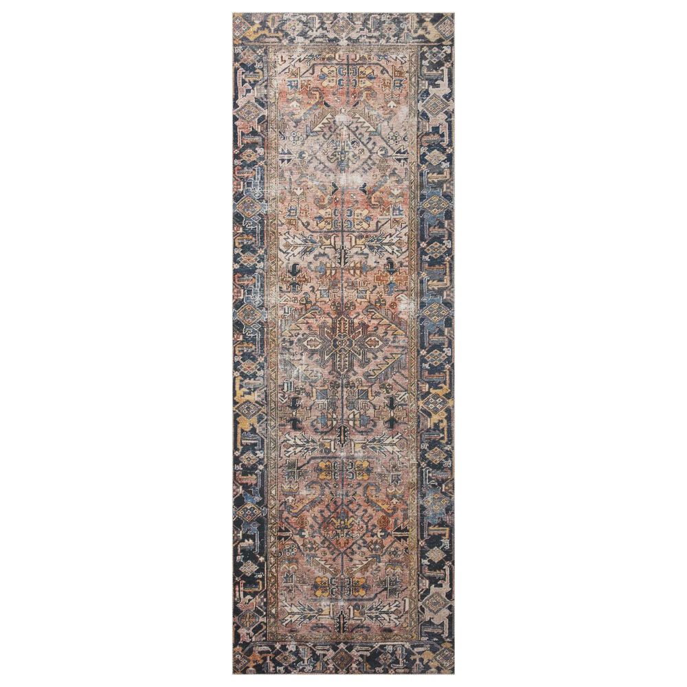 Chris Loves Julia x Loloi Jules 2"6" x 9"6" Terracotta and Multicolor Runner, , large