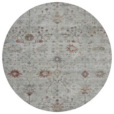 Dalyn Rug Company Solace SL4 8" Round Gray Area Rug, , large