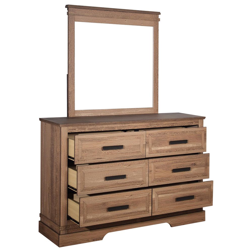 New Heritage Design Coventry Hall 3-Piece Queen Sleigh Bedroom Set in Pecan, , large