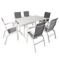 Redline 7-Piece Dining Set in White and Gray, , large
