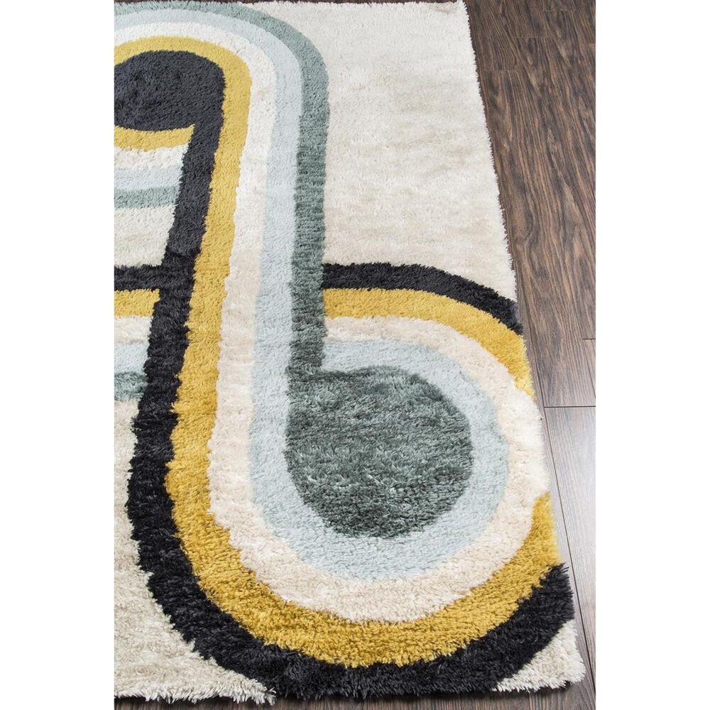 Novogratz Retro RET-3 7&#39;6&quot; x 9&#39;6&quot; Blue Area Rug, , large