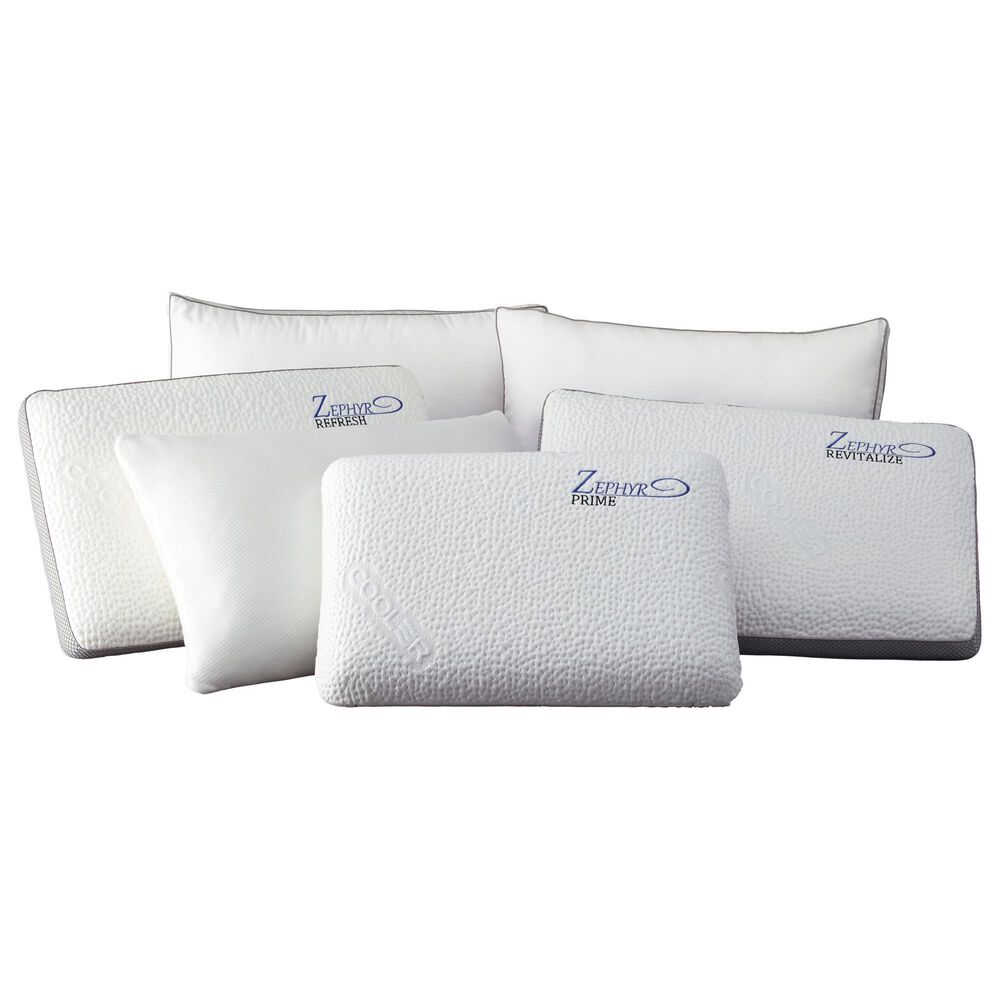 Ashley Memory Foam Pillow in White, , large