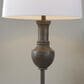 LumiSource Griffin Polyresin Floor Lamp in Grey, , large