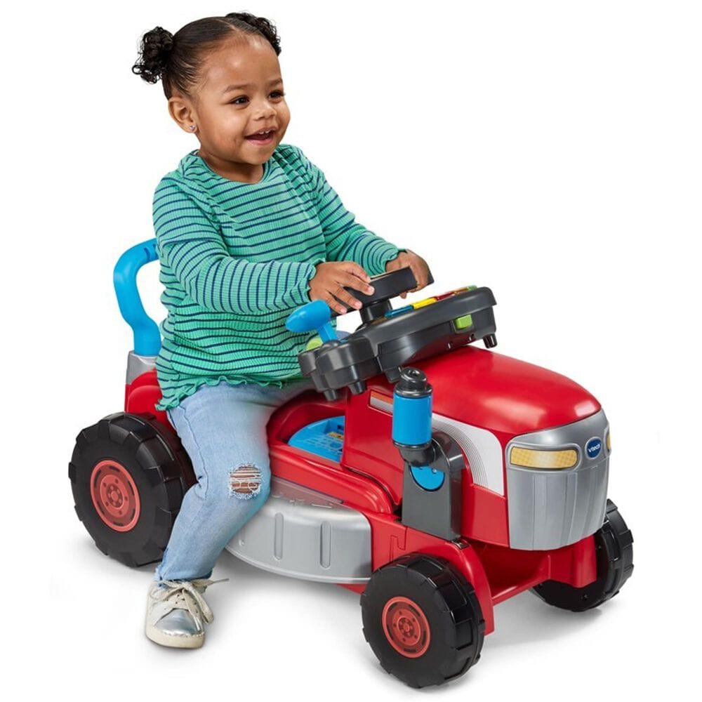 Vtech Get Growing Tractor and Mower Ride-On, , large