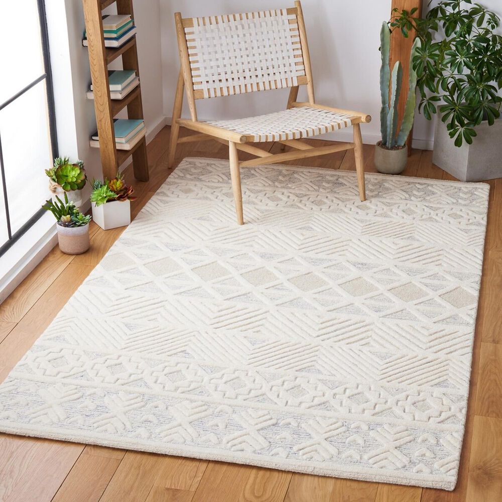 Safavieh Artistry 4&#39; x 6&#39; Ivory and Light Grey Area Rug, , large