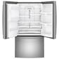 GE Appliances 27.8 Cu. Ft. French Door Refrigerator with TwinChill Evaporators in Stainless Steel, , large