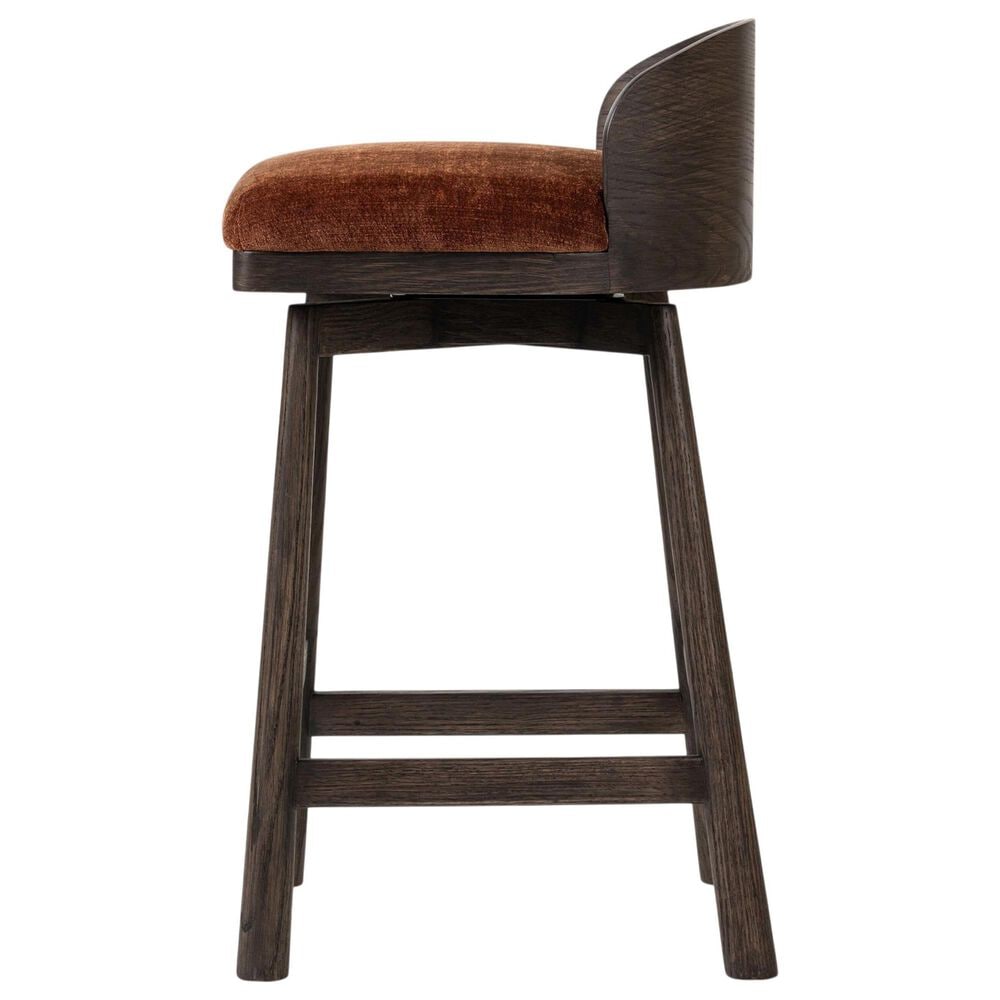 Four Hands Ashford Cloris Swivel Counter Stool in Altair Sienna, , large