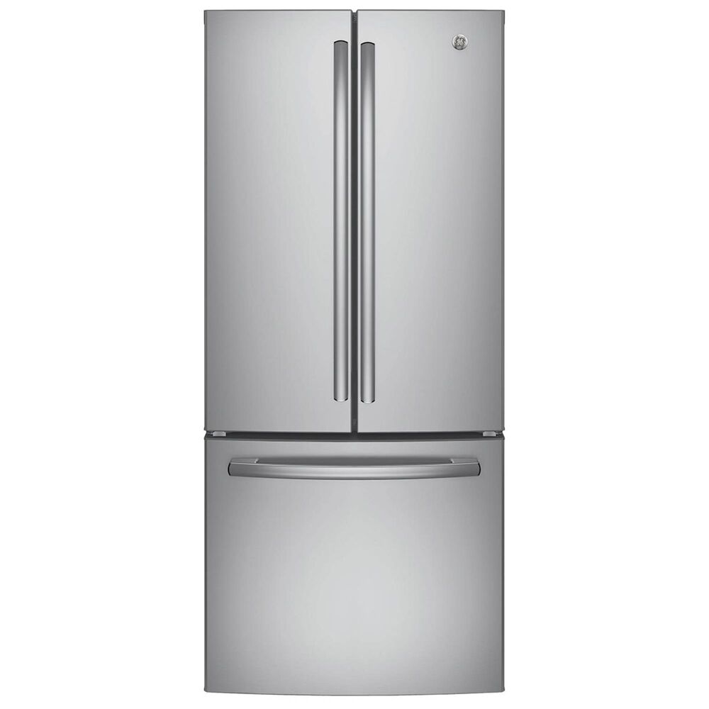 GE Appliances 20.8 Cu. Ft. French-Door Refrigerator in Stainless Steel, , large