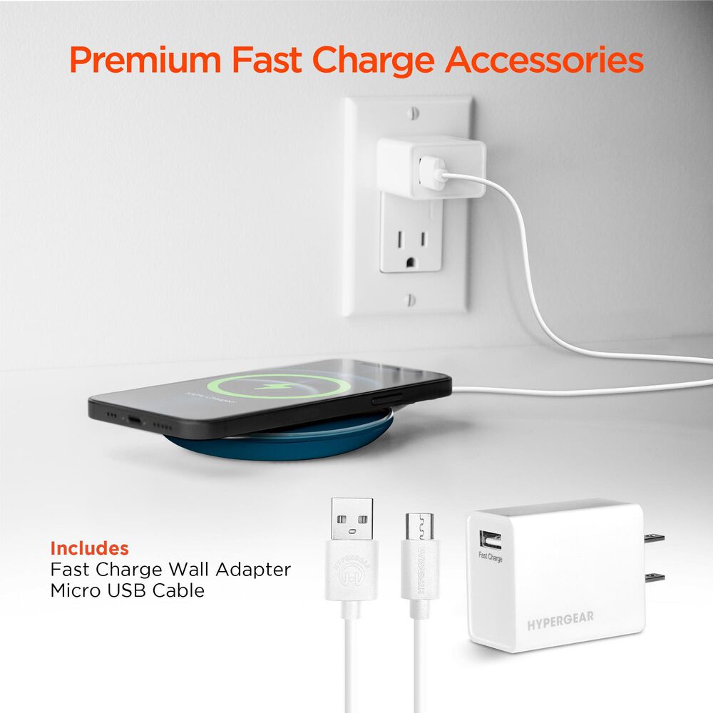 Hypercel ChargePad Pro 15W Wireless Fast Charger in Blue, , large