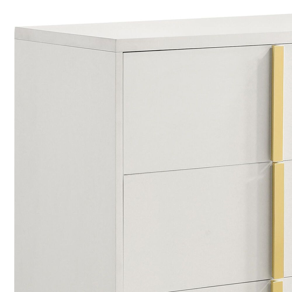 Pacific Landing Marceline 5-Piece Queen Bed Set in White, , large