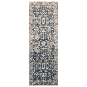 Loloi Teagan TEA-03 2"8" x 10"6" Denim and Pebble Runner, , large