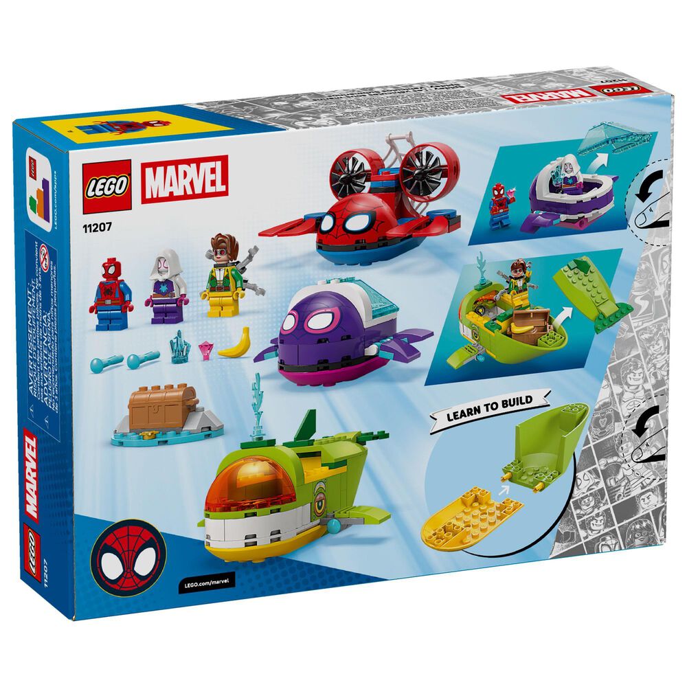 LEGO Marvel Spidey Underwater Vehicles Building Set, , large