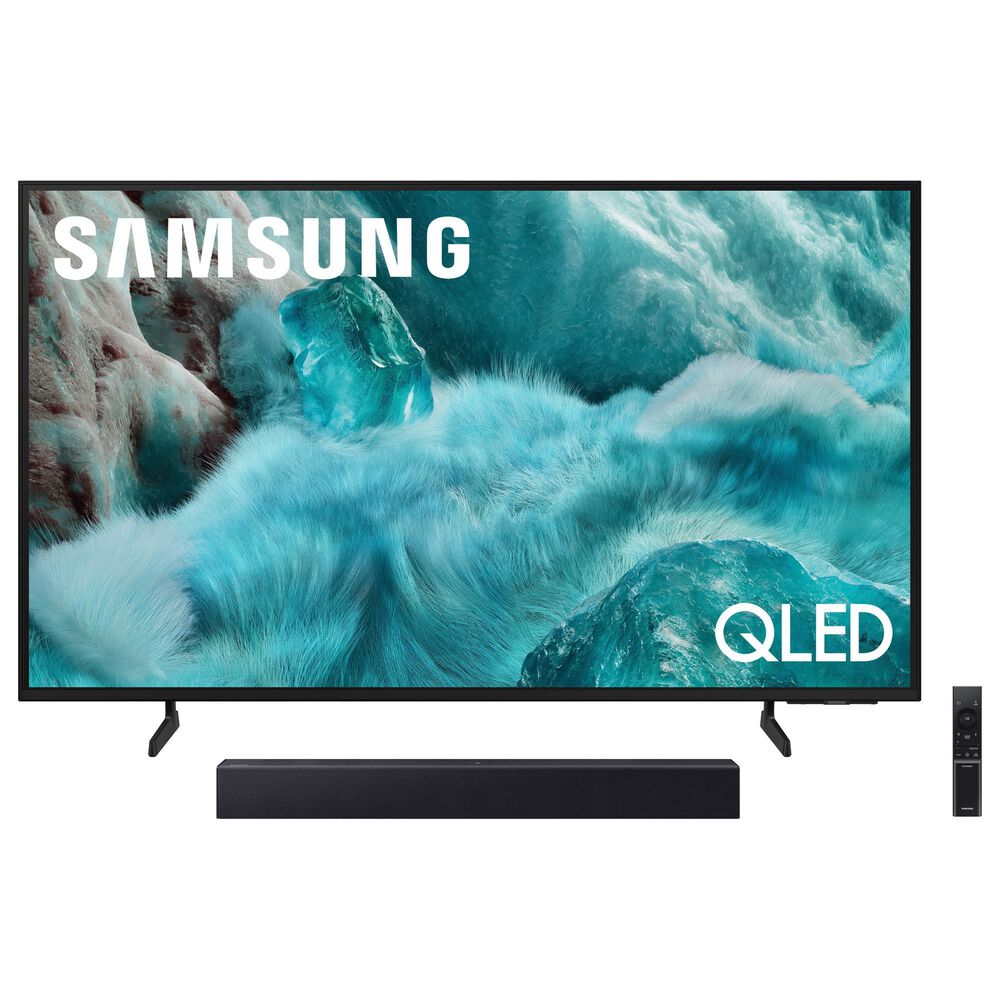 Samsung 55" Class Q7F QLED 4K Vision AI - Smart TV with B-Series 2.0 Channel Soundbar in Black and Titan Black, , large