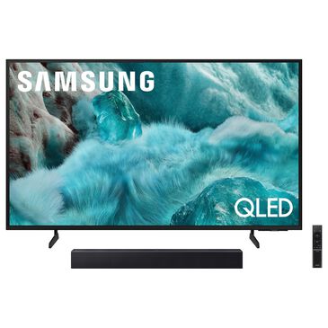 Samsung 55" Class Q7F QLED 4K Vision AI - Smart TV with B-Series 2.0 Channel Soundbar in Black and Titan Black, , large