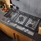 KitchenAid 36" Gas Cooktop with Backlit Knobs and Griddle in Stainless Steel, , large