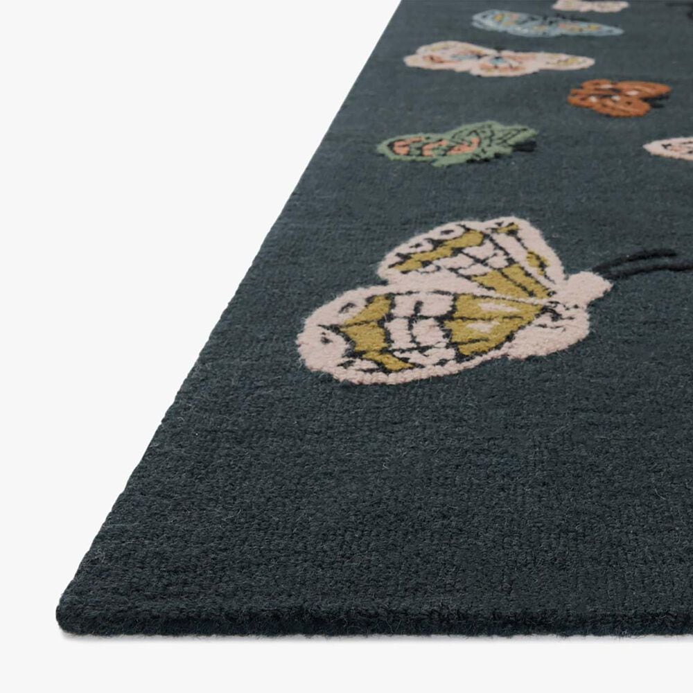 Rifle Paper Co. x Loloi Highgrove Teal 2'6" x 7'6" Runner, , large