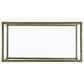 Furniture of America Lalia Coffee Table with Tempered Glass Top and Open Storage Shelf in Matte Gold, , large