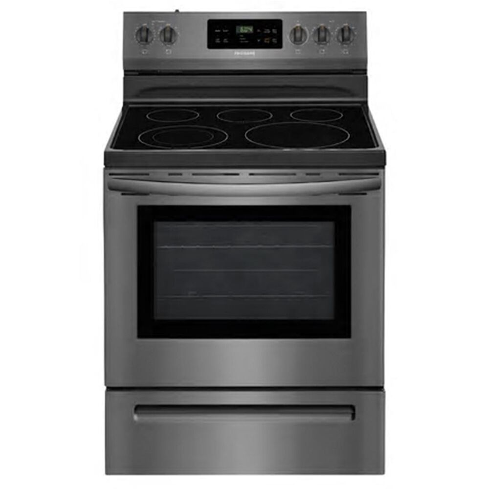 Frigidaire 30" Freestanding Electric Range in Black Stainless Steel, , large