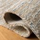 Safavieh Micro-Loop MLP178F 4" x 6" Light Grey and Ivory Area Rug, , large