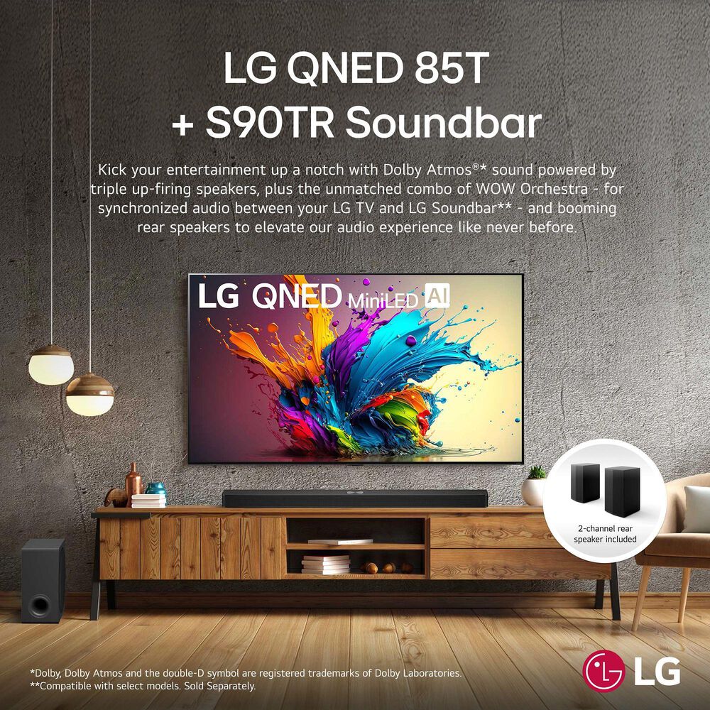 LG 86&quot; Class QNED85T Series 4K LED in Black - Smart TV, , large