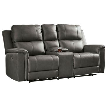 Ashley Bleckley Power Reclining Loveseat in Anchor, , large