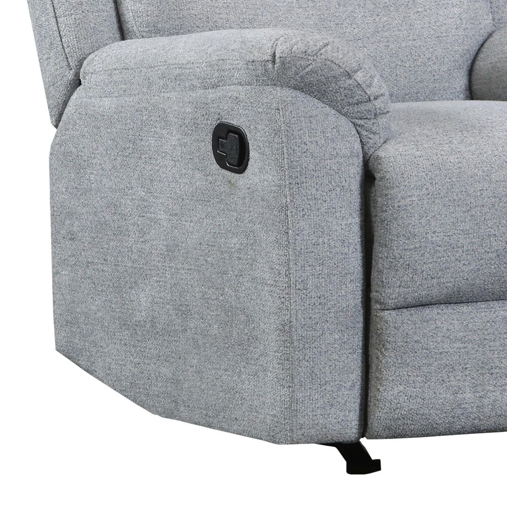 Peak Living Manual Recliner in Big Show Pewter, , large