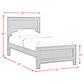 Mayberry Hill Sami Twin Panel Bed in Gray, , large