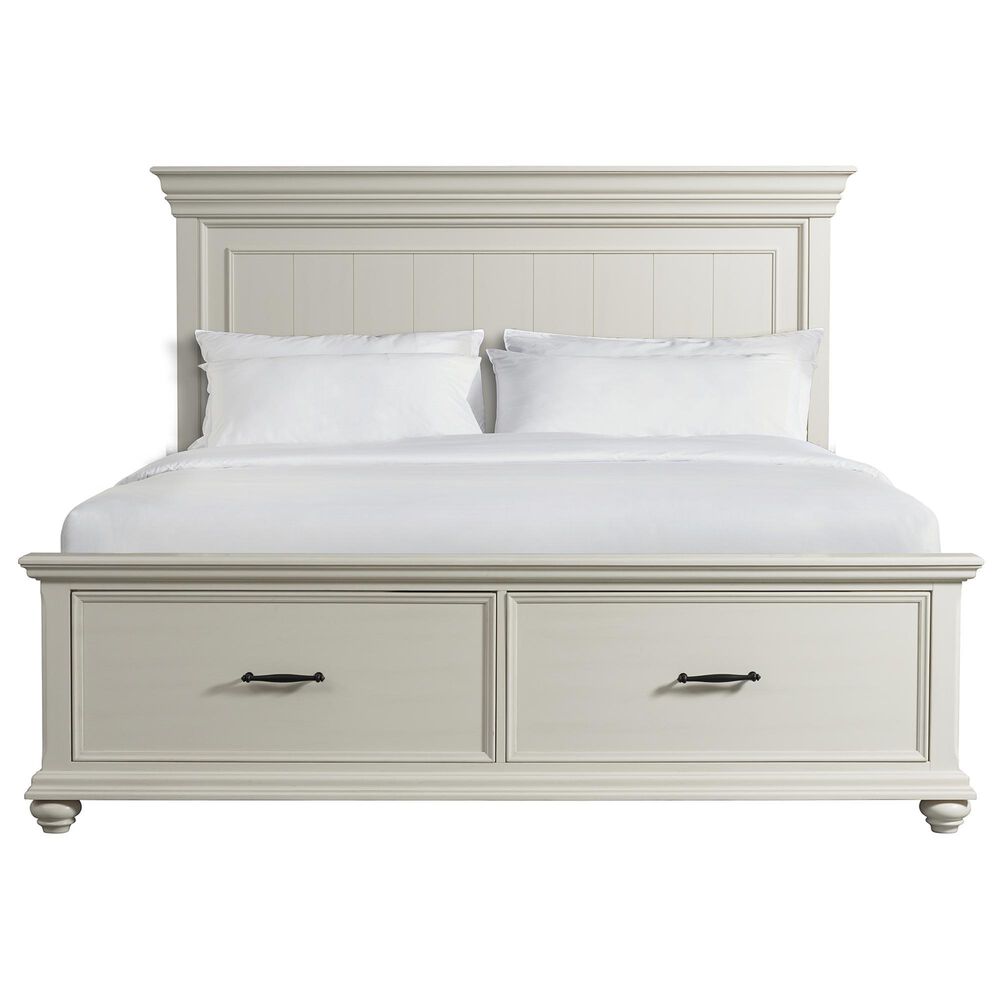 Mayberry Hill Slater King Storage Bed with Two Nightstands in White, , large