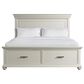 Mayberry Hill Slater King Storage Bed with Two Nightstands in White, , large