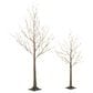 The Gerson Company Everlasting Glow 6" Electric Birch Tree with 88 Warm White LED Lights, , large