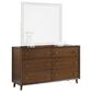 Flexsteel Ludwig 6-Drawer Dresser in Walnut, , large
