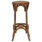 Linon Home Decor Rae Rattan Bar Stool in Rich Walnut, , large