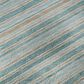 Dalyn Rug Company Soft Essentials Striped Teal 3" x 5" Indoor/Outdoor Area Rug, , large