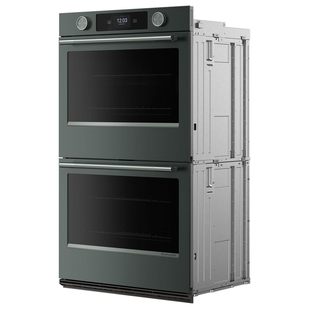 KitchenAid 2-Piece Kitchen Package with Juniper 30" Smart Double Wall Oven and Black 30" Induction Cooktop, , large