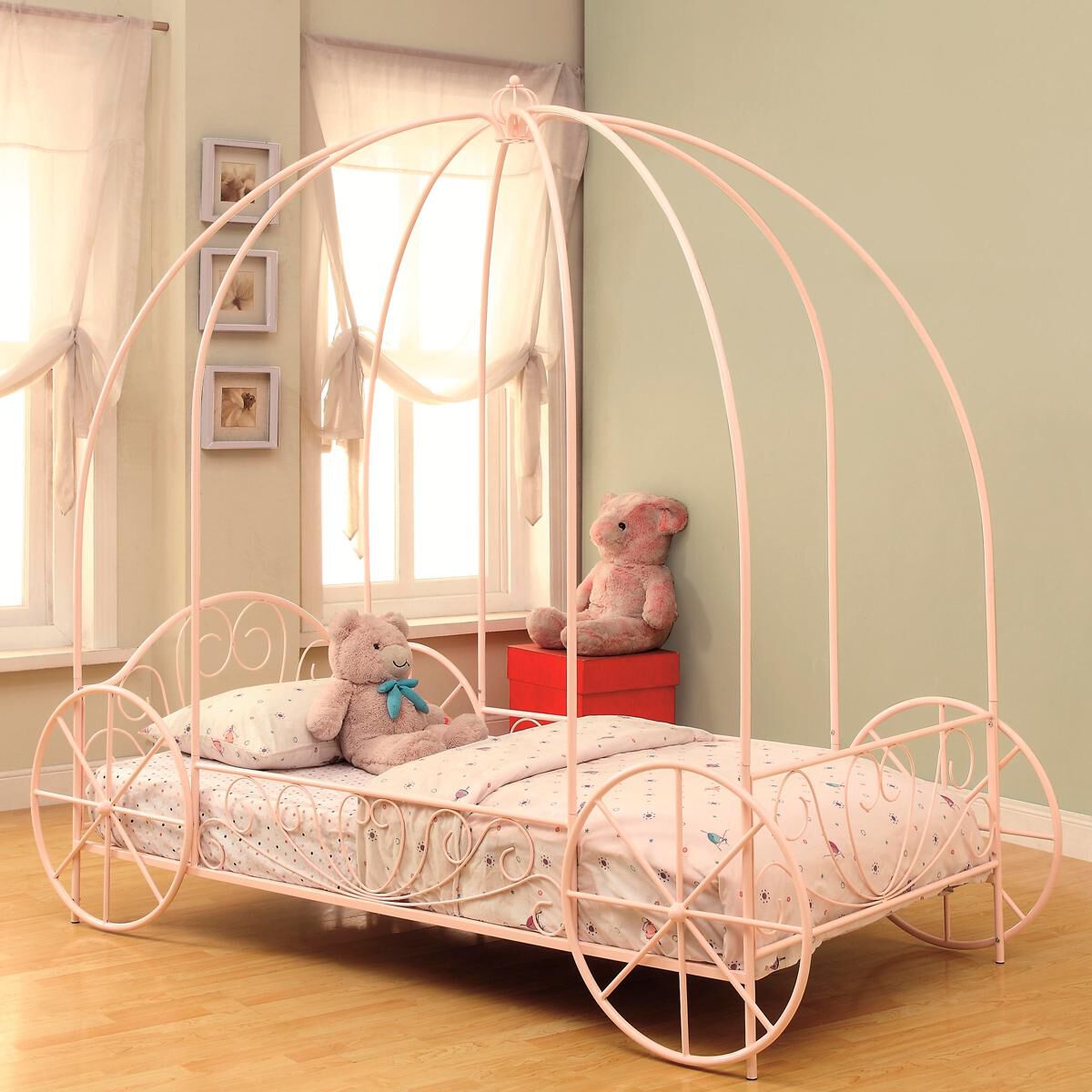 Twin deals carriage bed