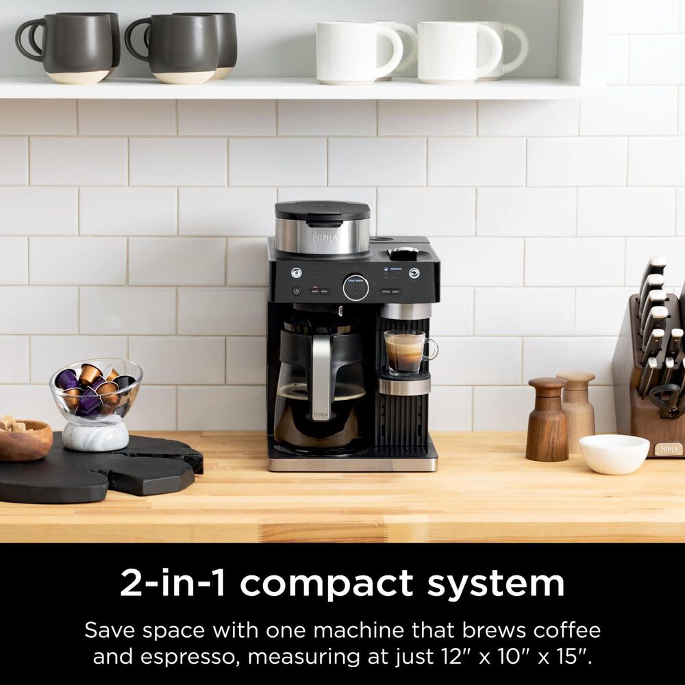 Shark 60 Oz Espresso Coffee Barista System in Black, , large